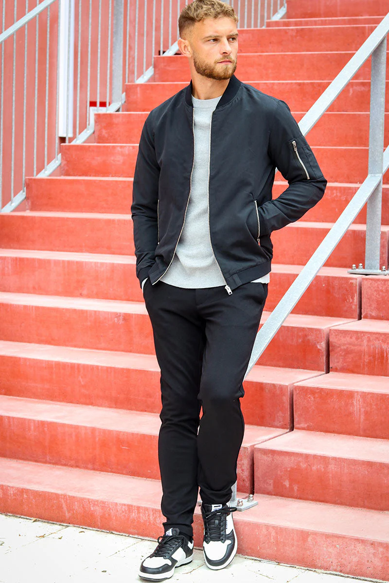 Jack & Jones RUSH BOMBER NOOS Black - Image 2