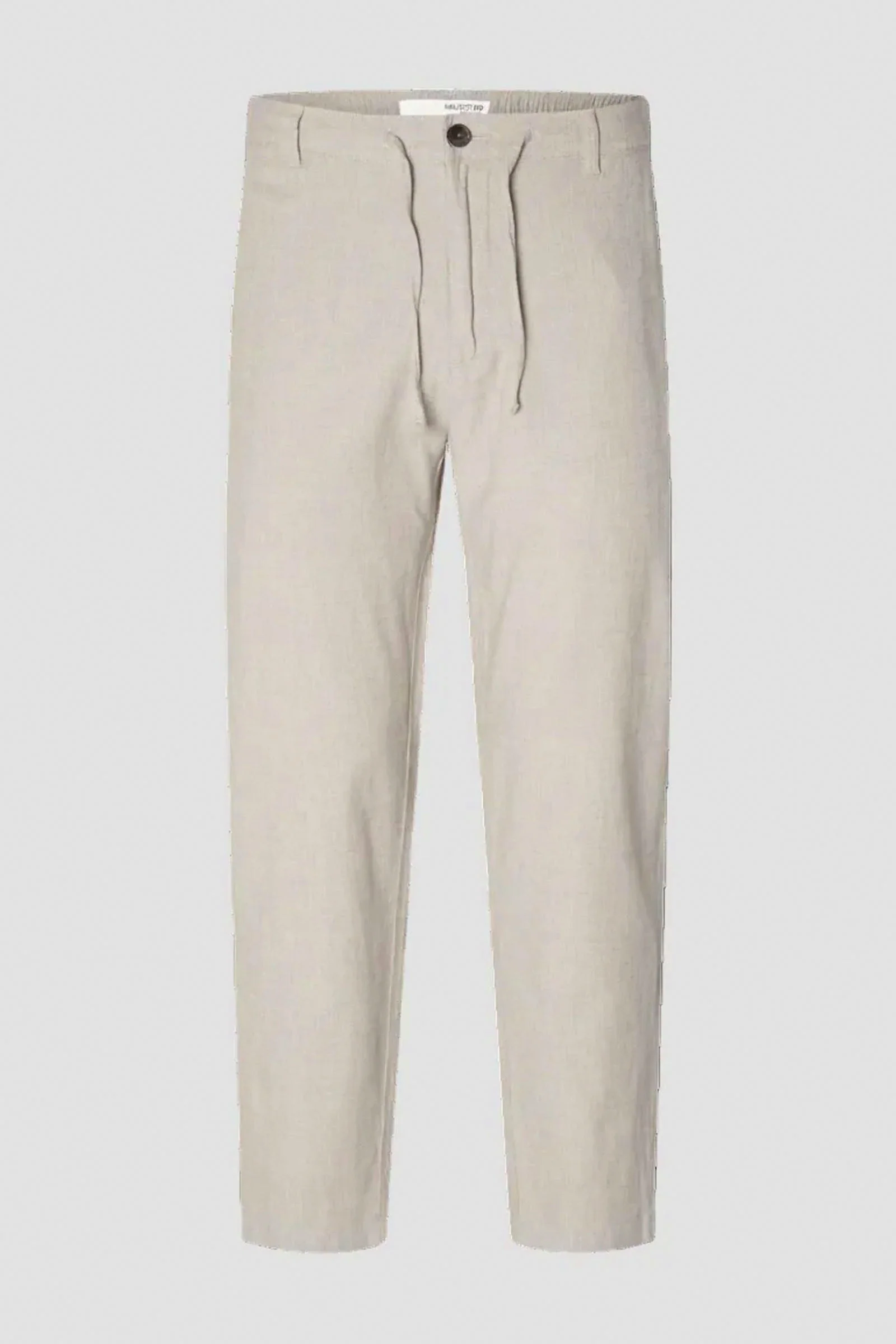 Selected Slim Brody Linen Blend Pants Pure Cashmere - Image 4