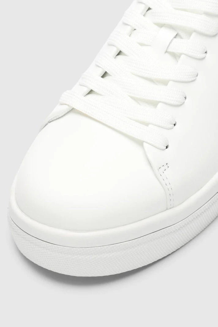 Selected David Chunky Leather Sneaker 2.0 White - Image 4