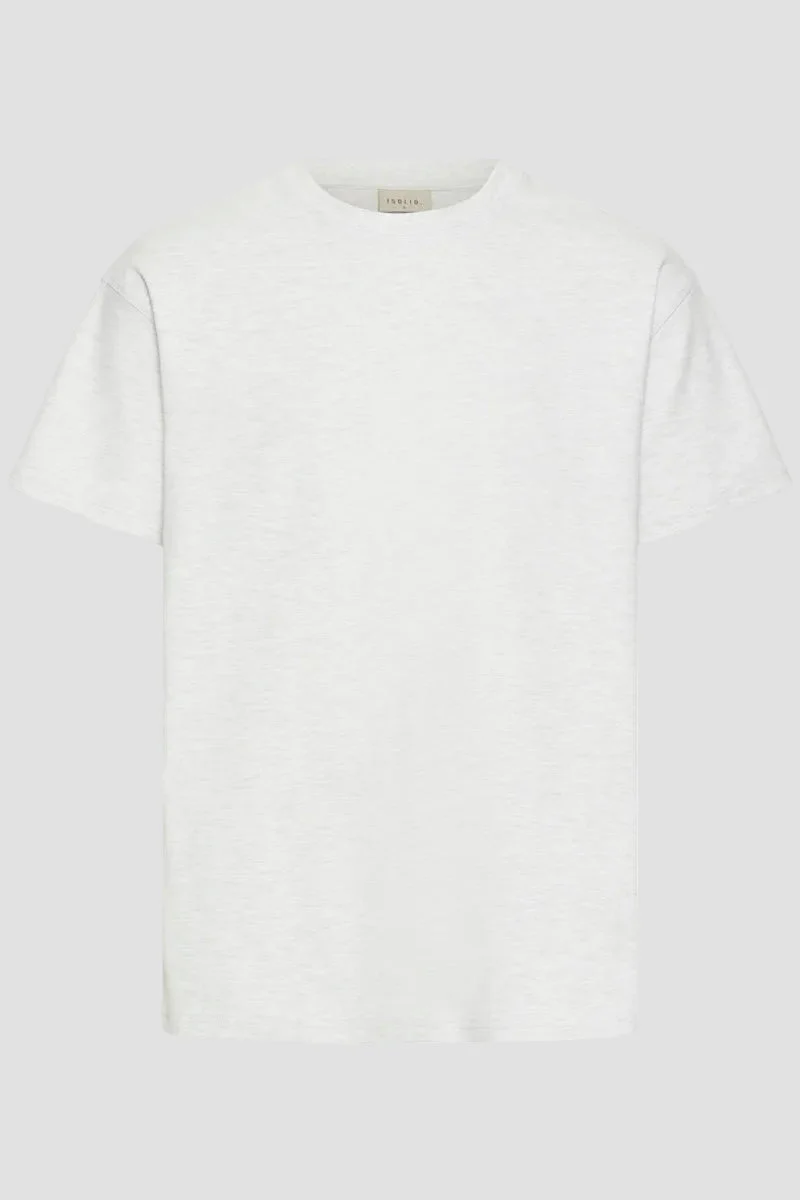 Solid Danton Fog T-shirt Grey Melange 8010 - Image 4