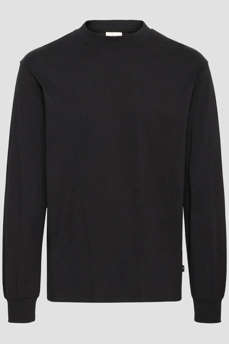 Solid Dreynaldo Longsleeve T-shirt True Black - Image 2