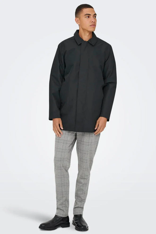 Only & Sons Shall Coat Black - Image 2