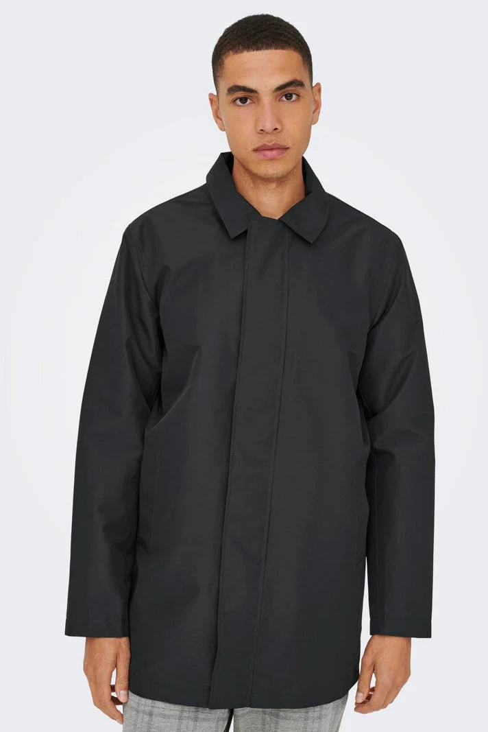 Only & Sons Shall Coat Black - Image 4