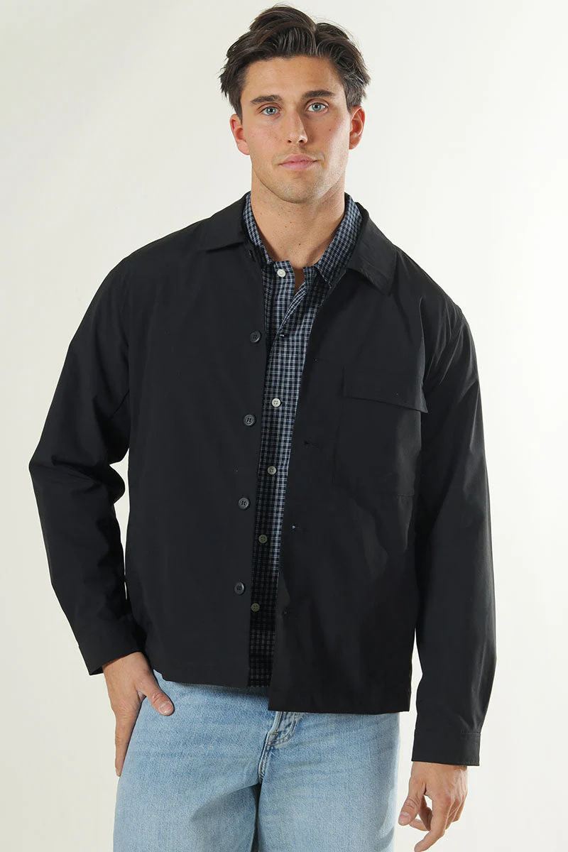 Only & Sons Gereth Life Stretch Shacket Black