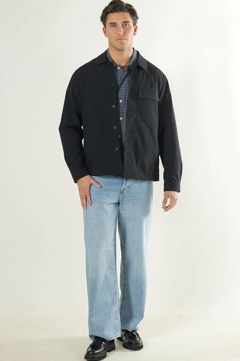 Only & Sons Gereth Life Stretch Shacket Black - Image 2