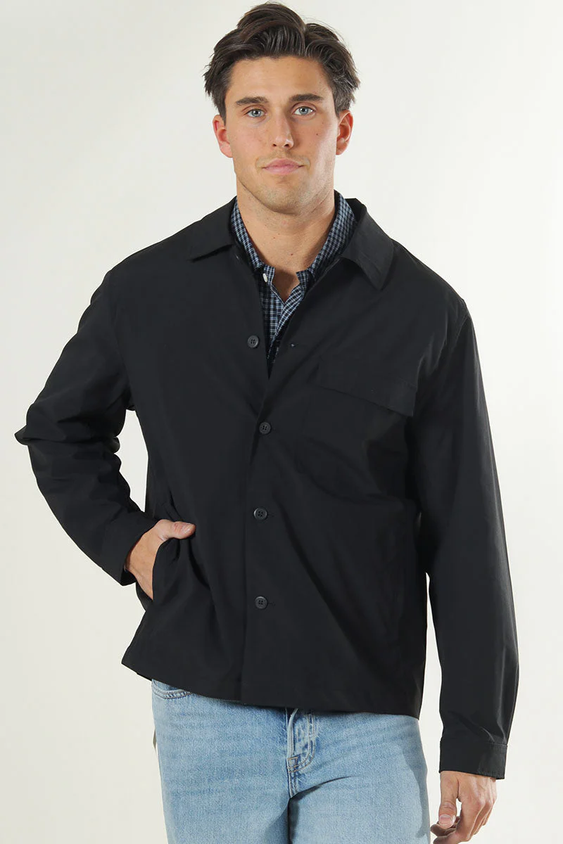 Only & Sons Gereth Life Stretch Shacket Black - Image 3