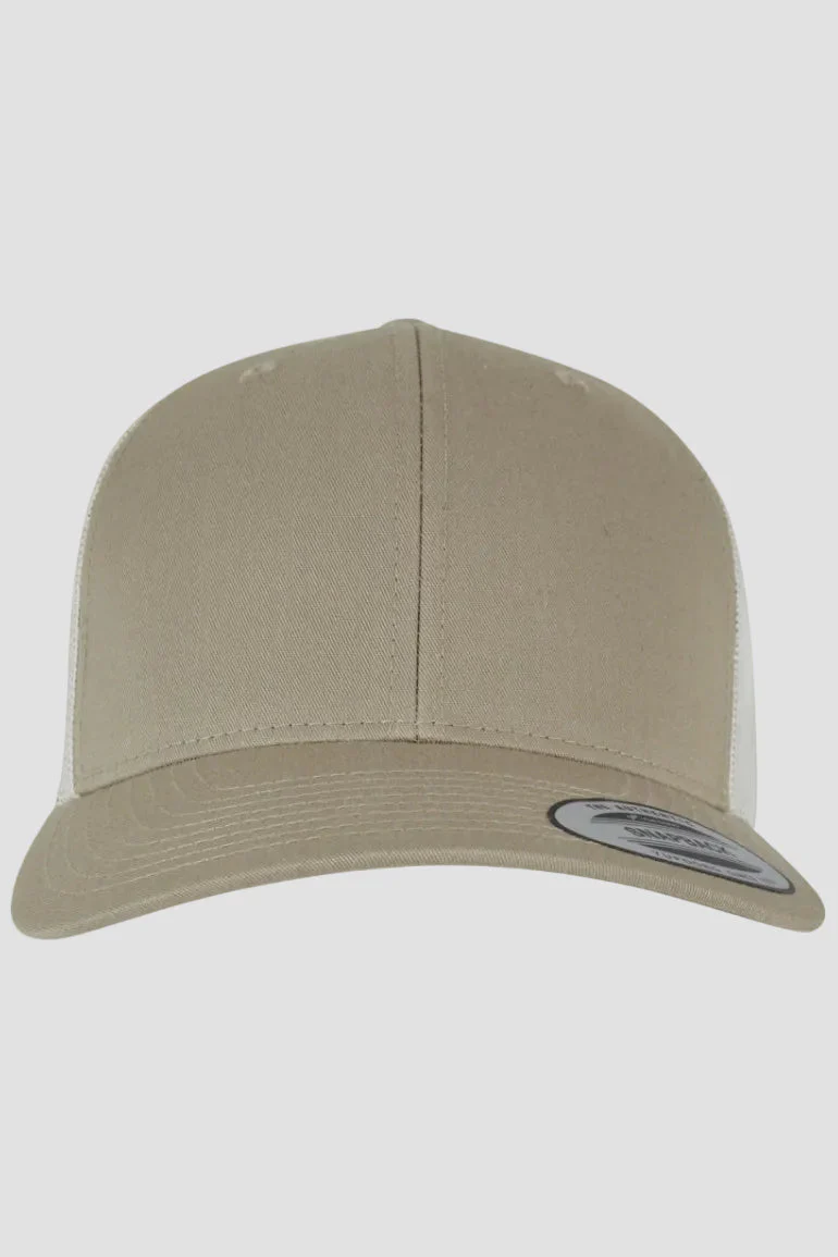 Flexfit Retro Trucker 2-Tone Pale Khaki/Birch - Image 3