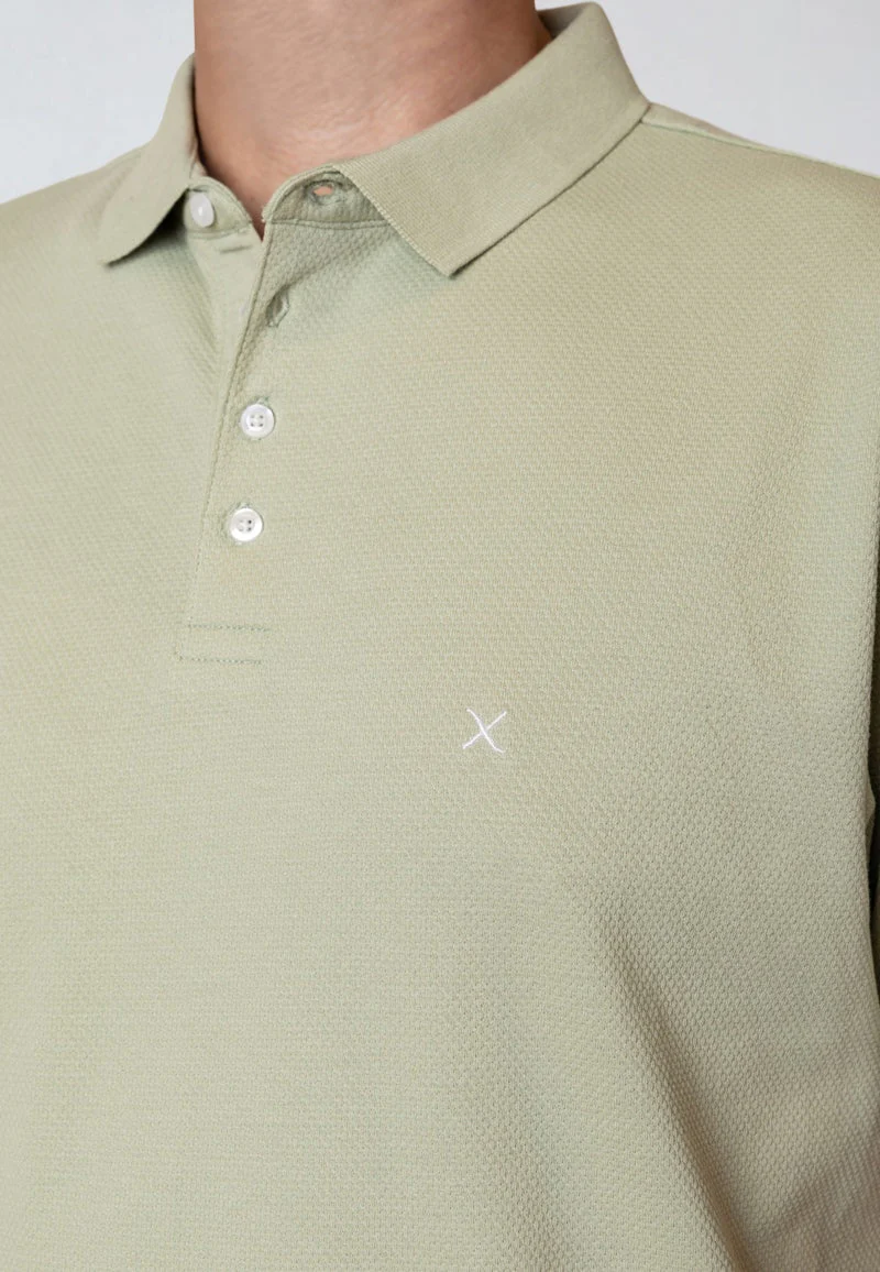 Clean Cut Copenhagen Silkeborg Stretch Polo Desert Sage - Image 7
