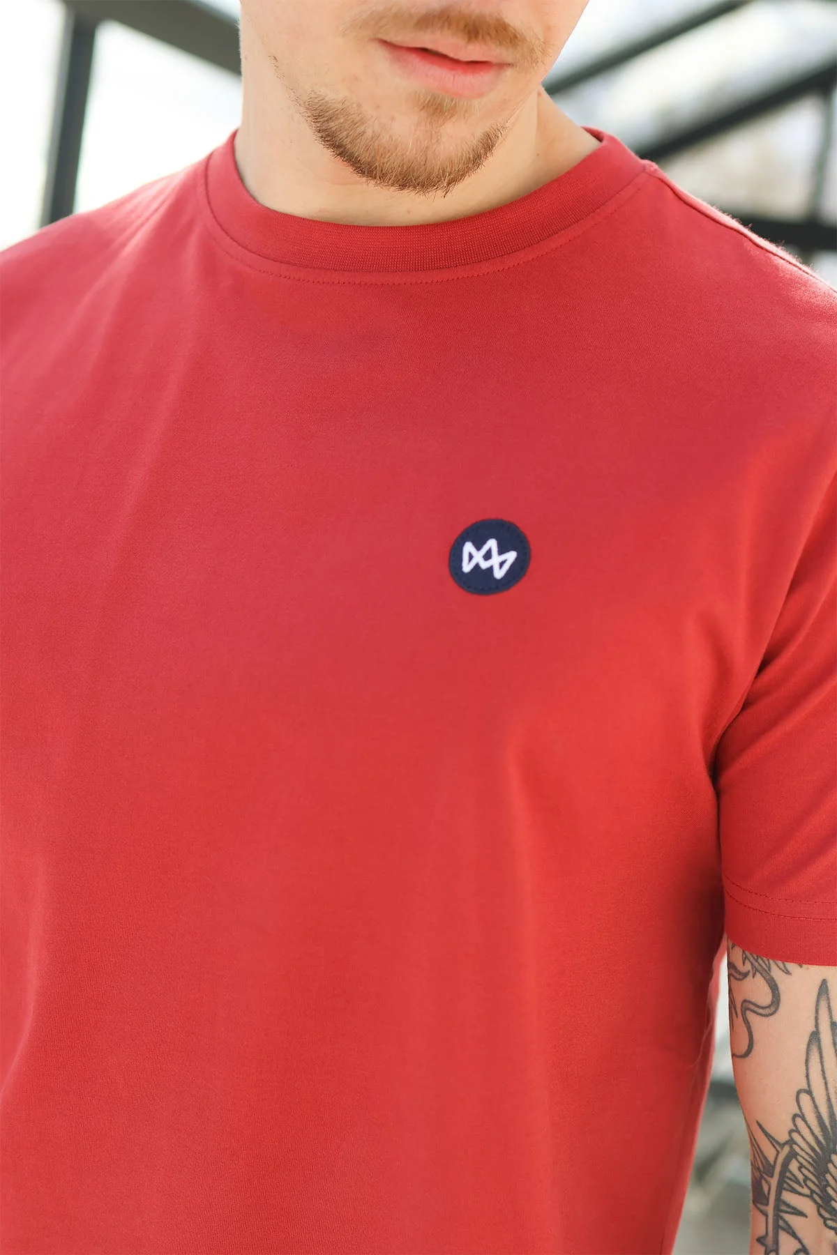 Kronstadt Timmi Organic T-shirt Biking Red - Image 3