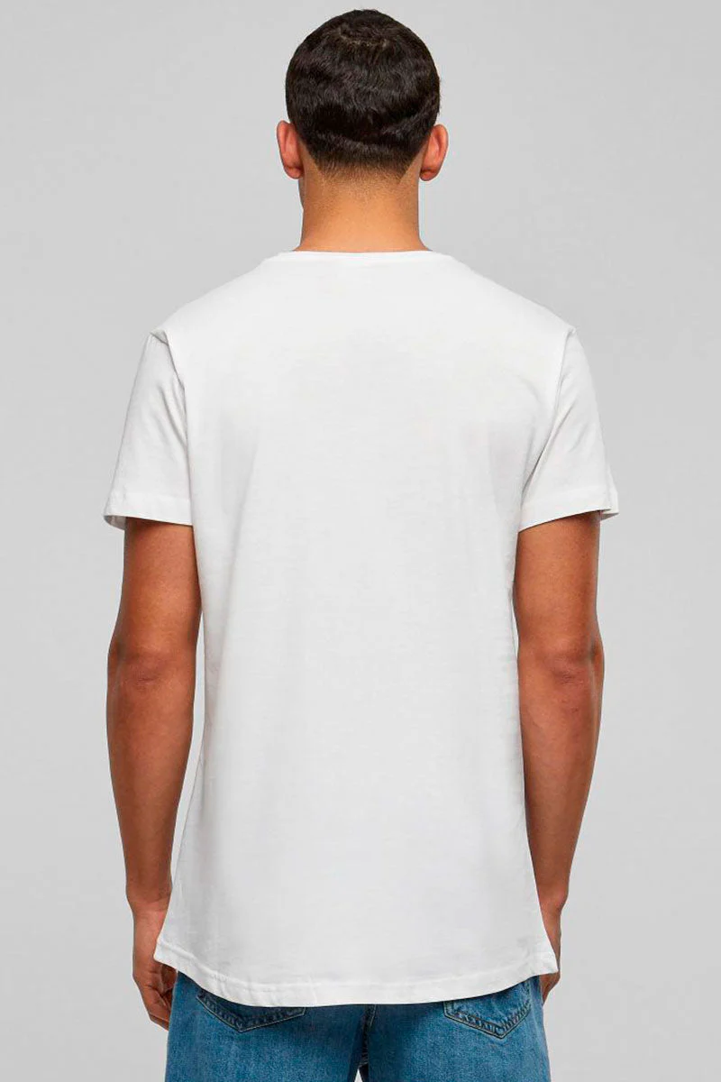 URBAN CLASSICS Shaped Long Tee White - Image 5